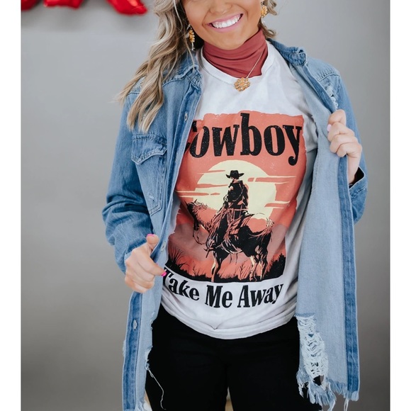 🔹New🔹Retro Western Graphic Rodeo Tee - Picture 4 of 7